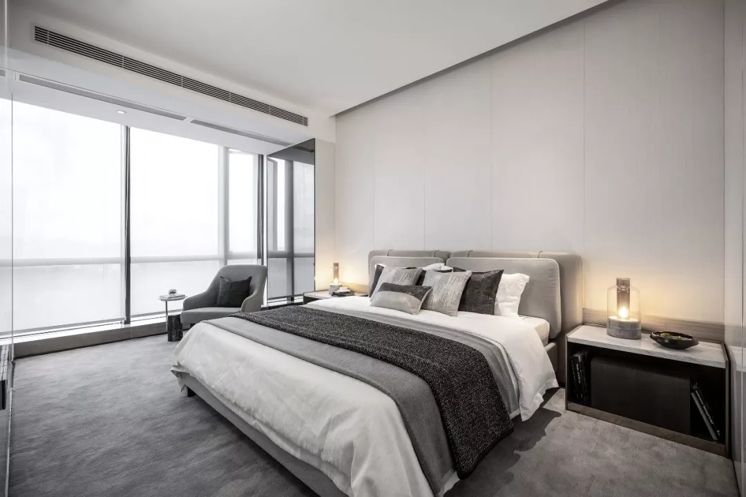 现代轻奢风格家装设计室内装修效果图-卧室 现代轻奢风格家装设计室内装修效果图-卧室